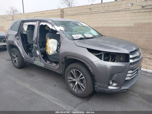 toyota highlander 2019 5tdzarfh5ks046607