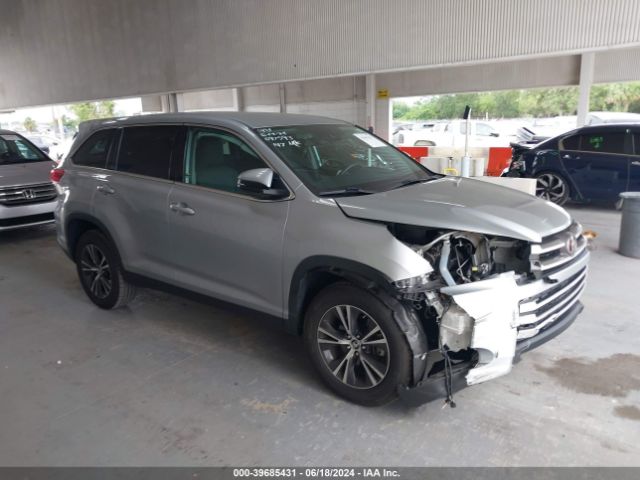 toyota highlander 2019 5tdzarfh5ks047109