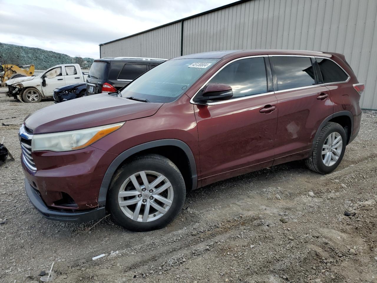 toyota highlander 2015 5tdzarfh6fs016604