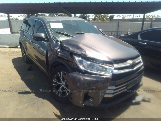 toyota highlander 2018 5tdzarfh6js034397