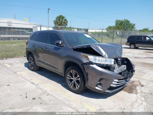 toyota highlander 2019 5tdzarfh6ks049273