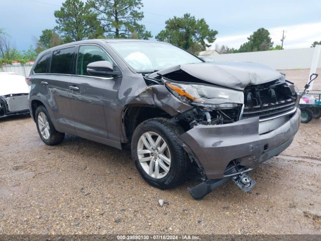 toyota highlander 2015 5tdzarfh7fs013856