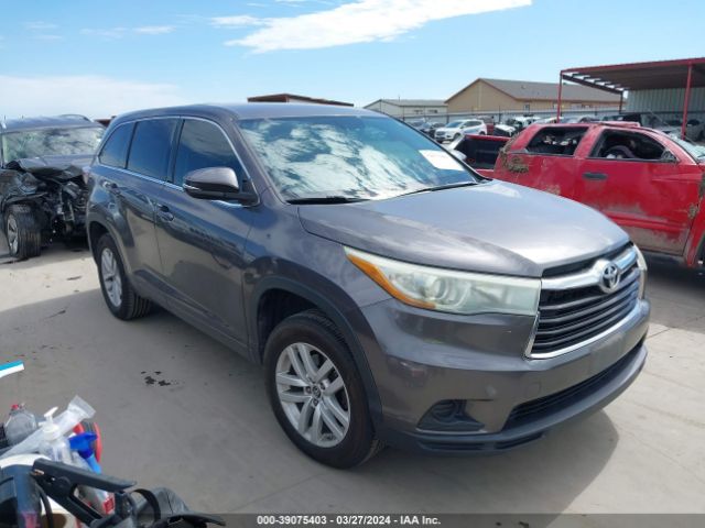 toyota highlander 2016 5tdzarfh7gs017911