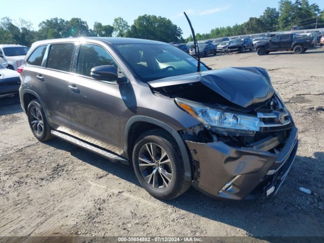 toyota highlander 2019 5tdzarfh7ks052442