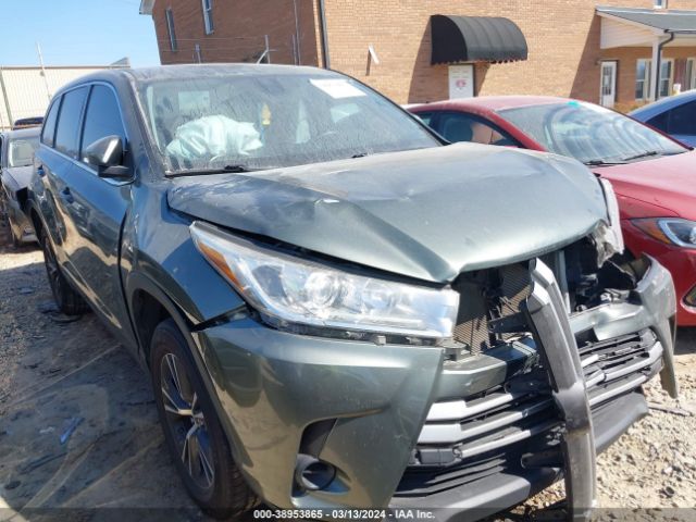 toyota highlander 2018 5tdzarfh9js038055