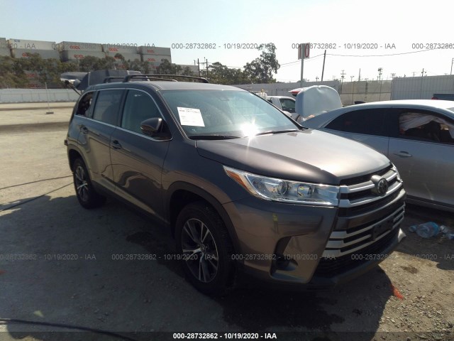 toyota highlander 2019 5tdzarfh9ks049252