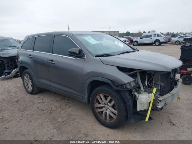 toyota highlander 2015 5tdzarfhxfs010904