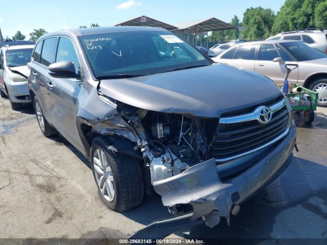 toyota highlander 2016 5tdzarfhxgs019121