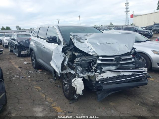 toyota highlander 2019 5tdzarfhxks048448