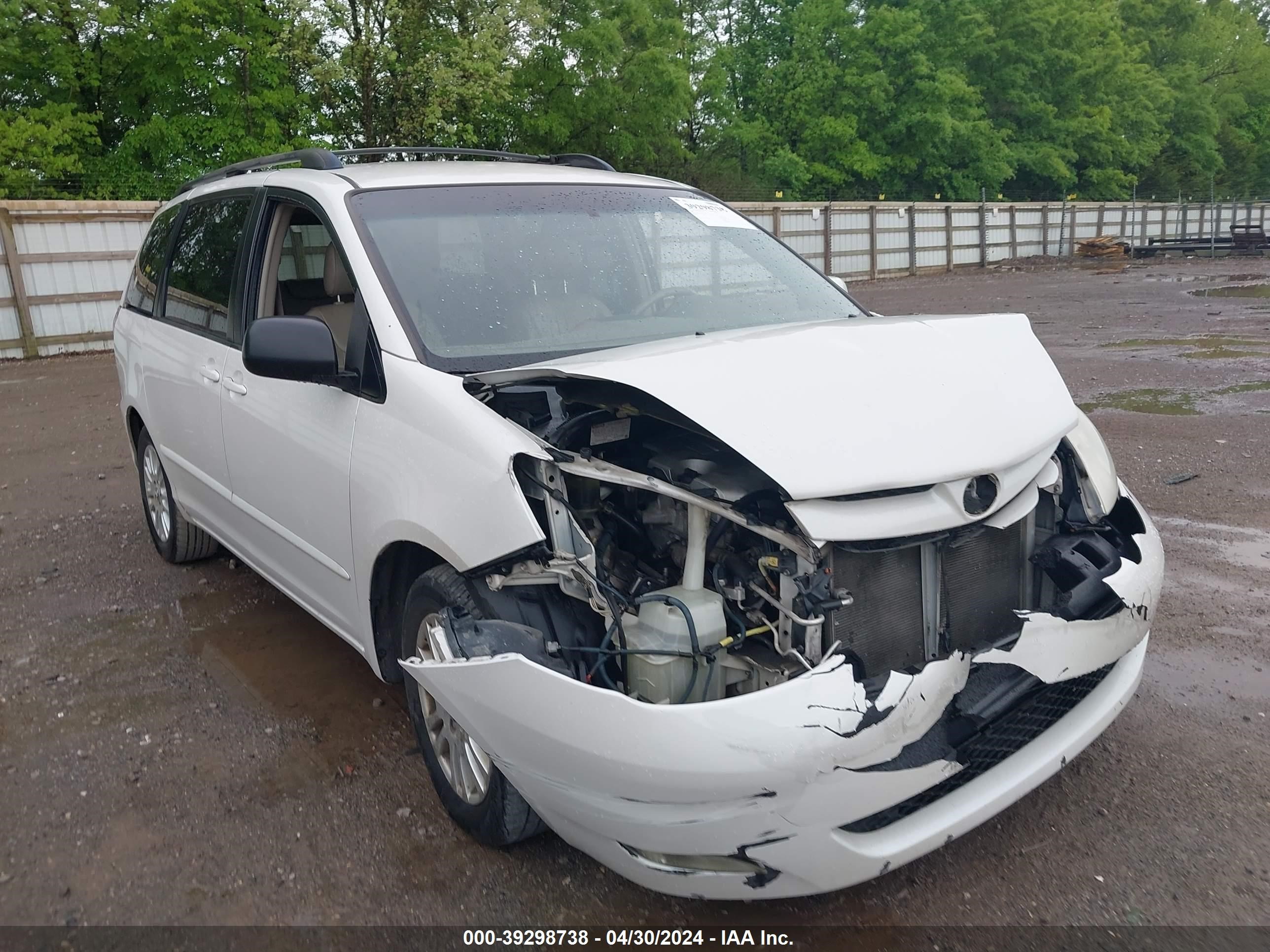 toyota sienna 2007 5tdzk22c27s024683