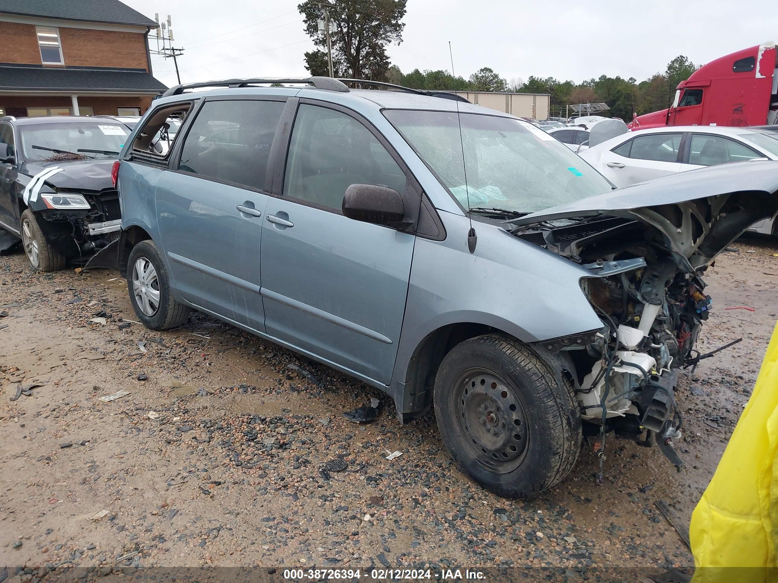 toyota sienna 2007 5tdzk23c07s019366