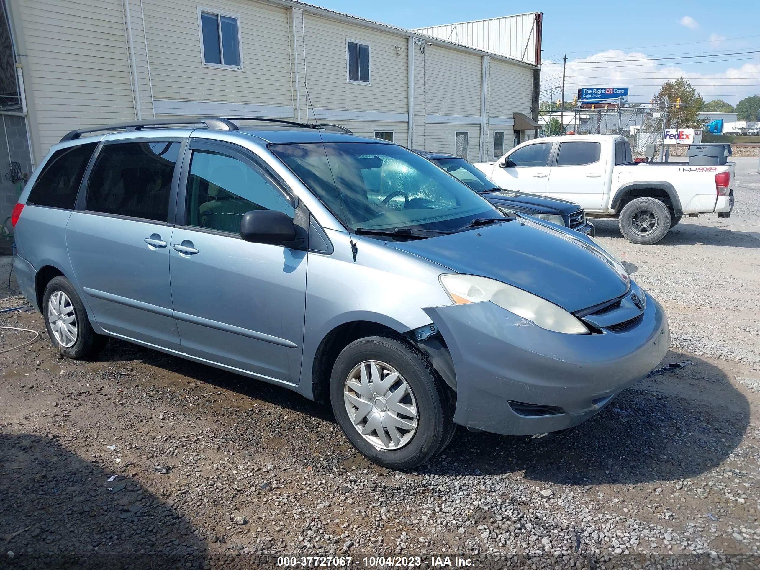 toyota sienna 2007 5tdzk23c17s045491