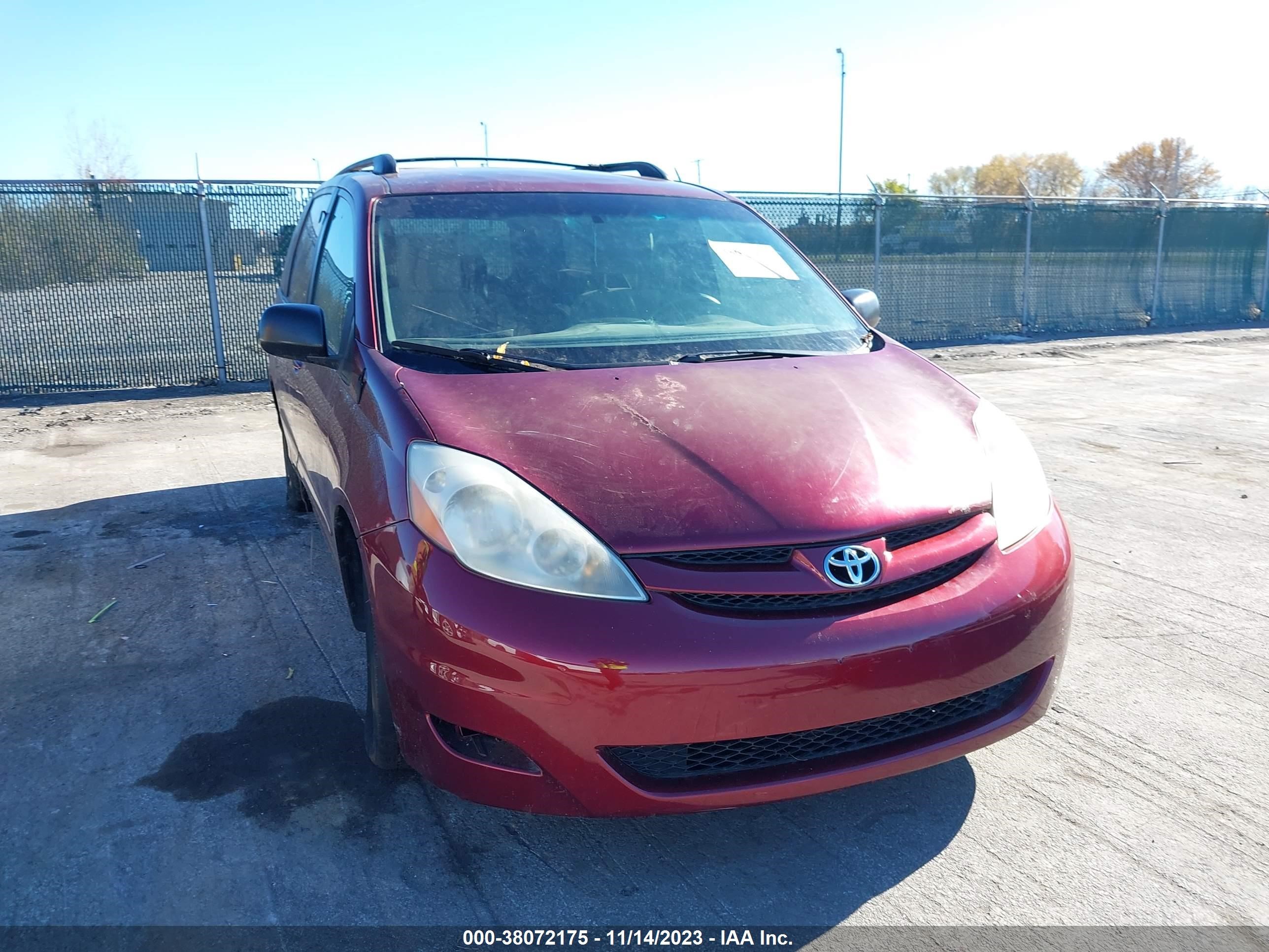 toyota sienna 2009 5tdzk23c39s247848