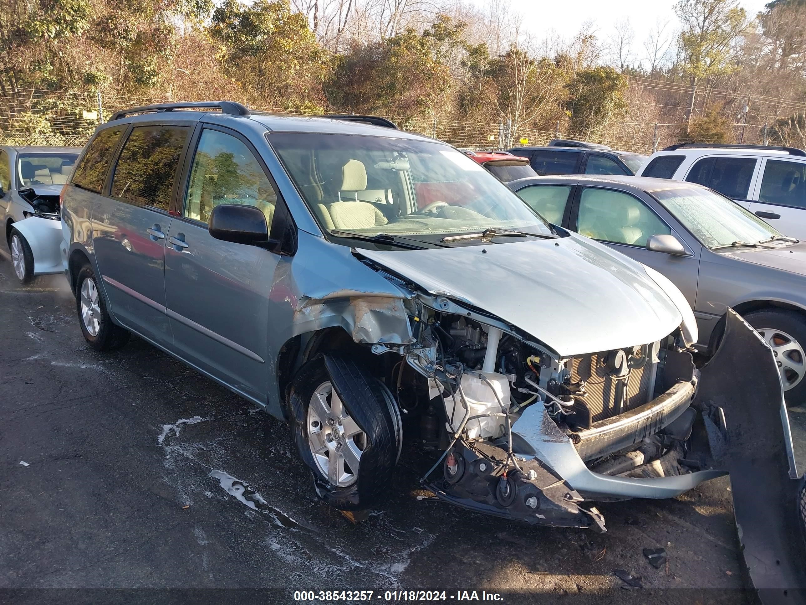 toyota sienna 2009 5tdzk23c69s237301