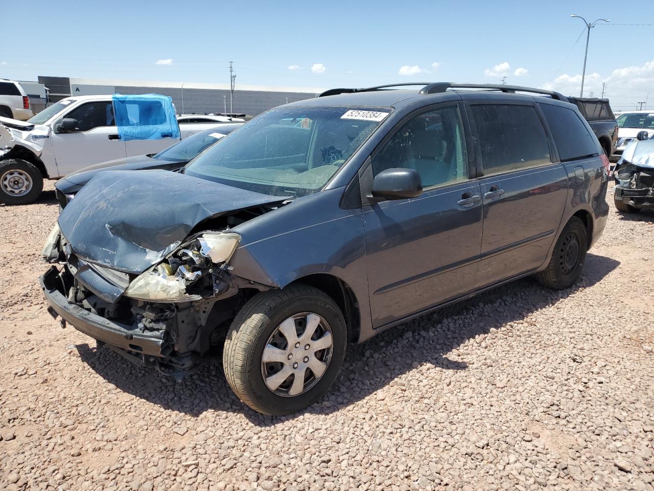 toyota sienna 2007 5tdzk23c77s061095