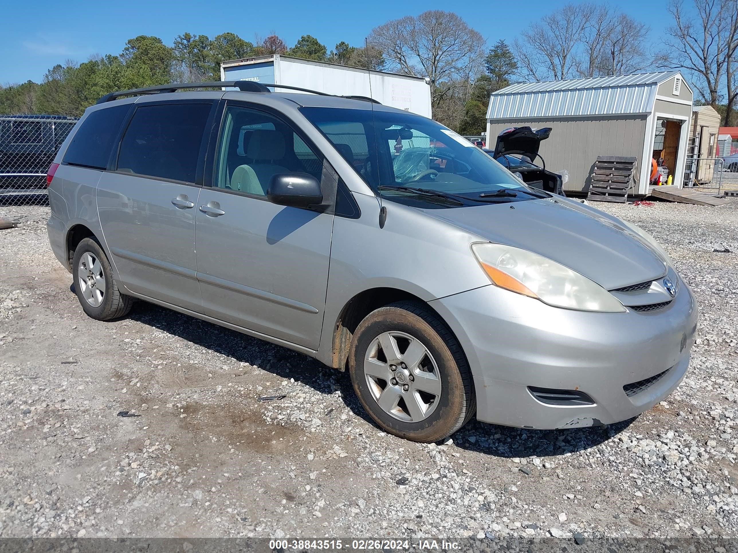 toyota sienna 2008 5tdzk23c78s166527