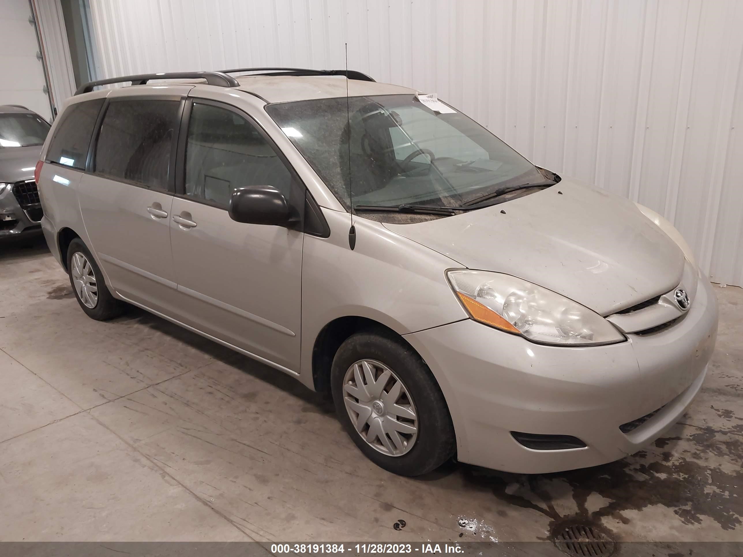 toyota sienna 2009 5tdzk23c79s261607