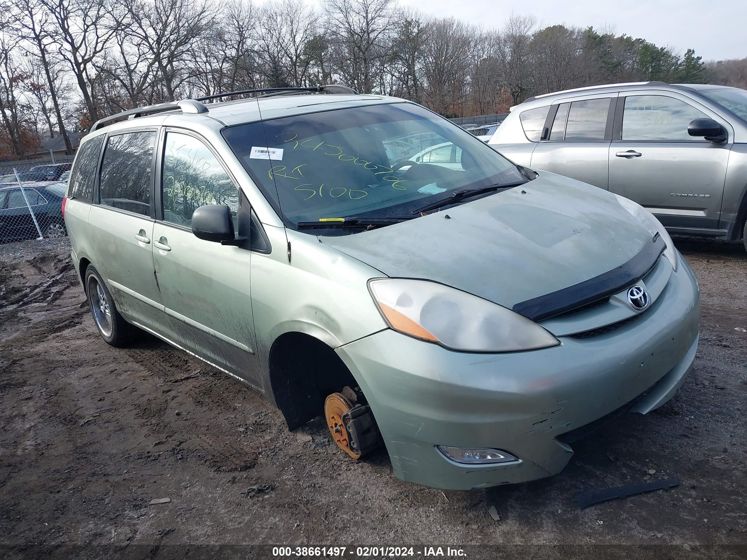 toyota sienna 2009 5tdzk23c79s271392