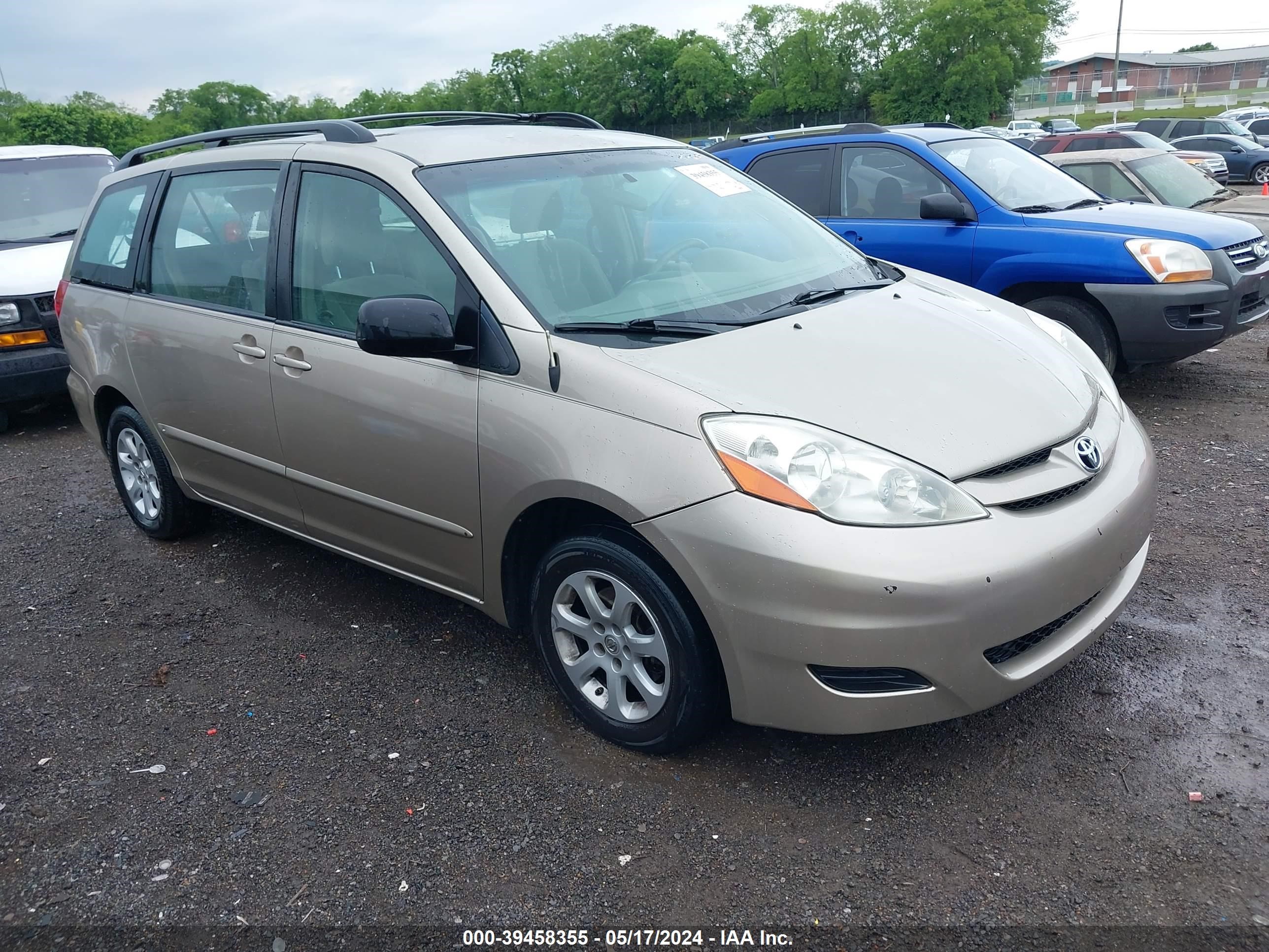 toyota sienna 2007 5tdzk23c87s025187