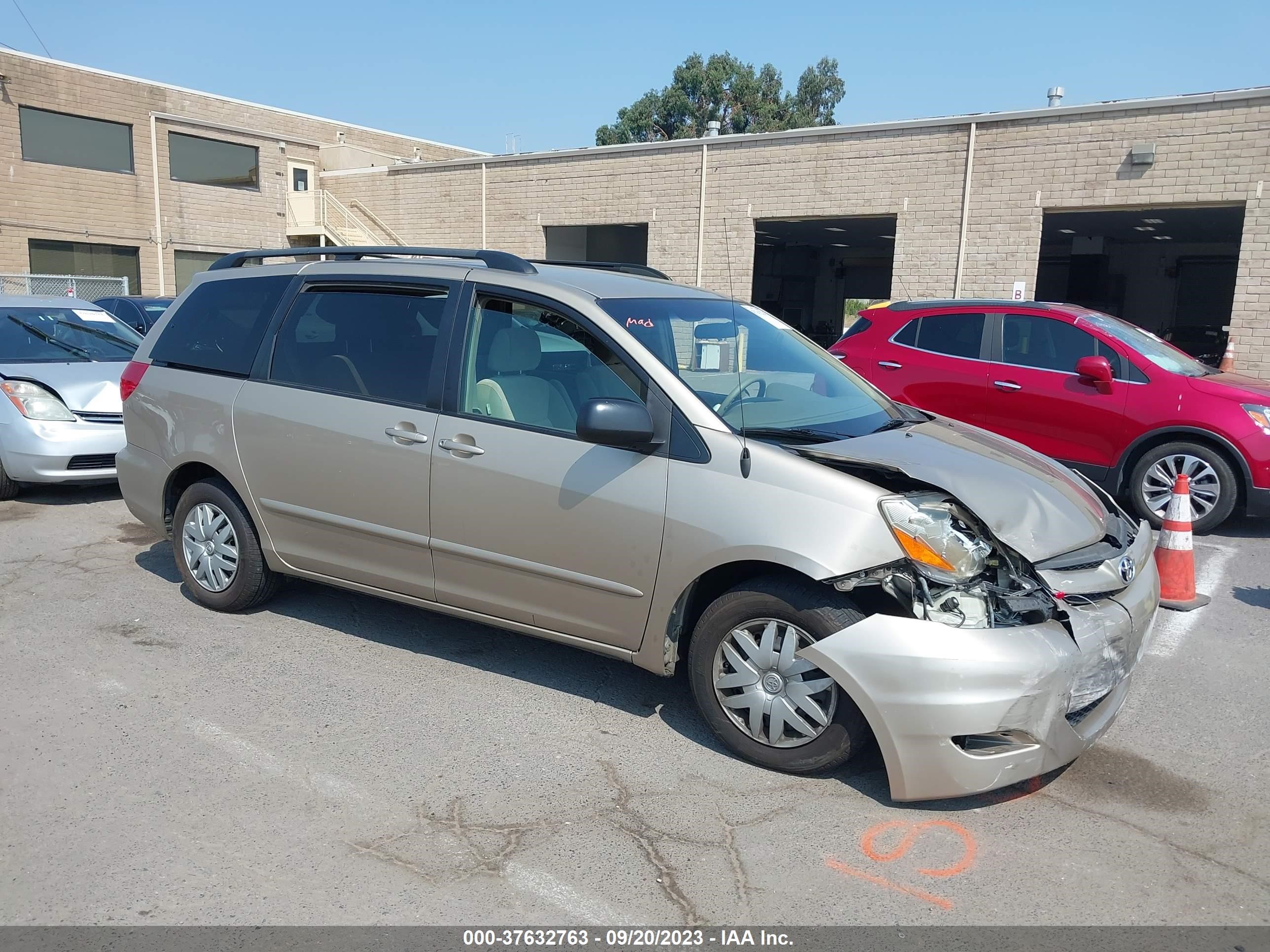 toyota sienna 2007 5tdzk23c97s054519