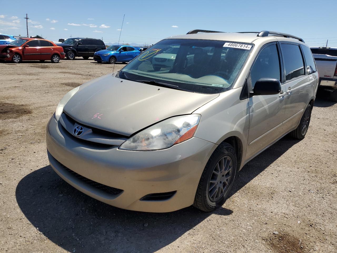 toyota sienna 2008 5tdzk23c98s099414