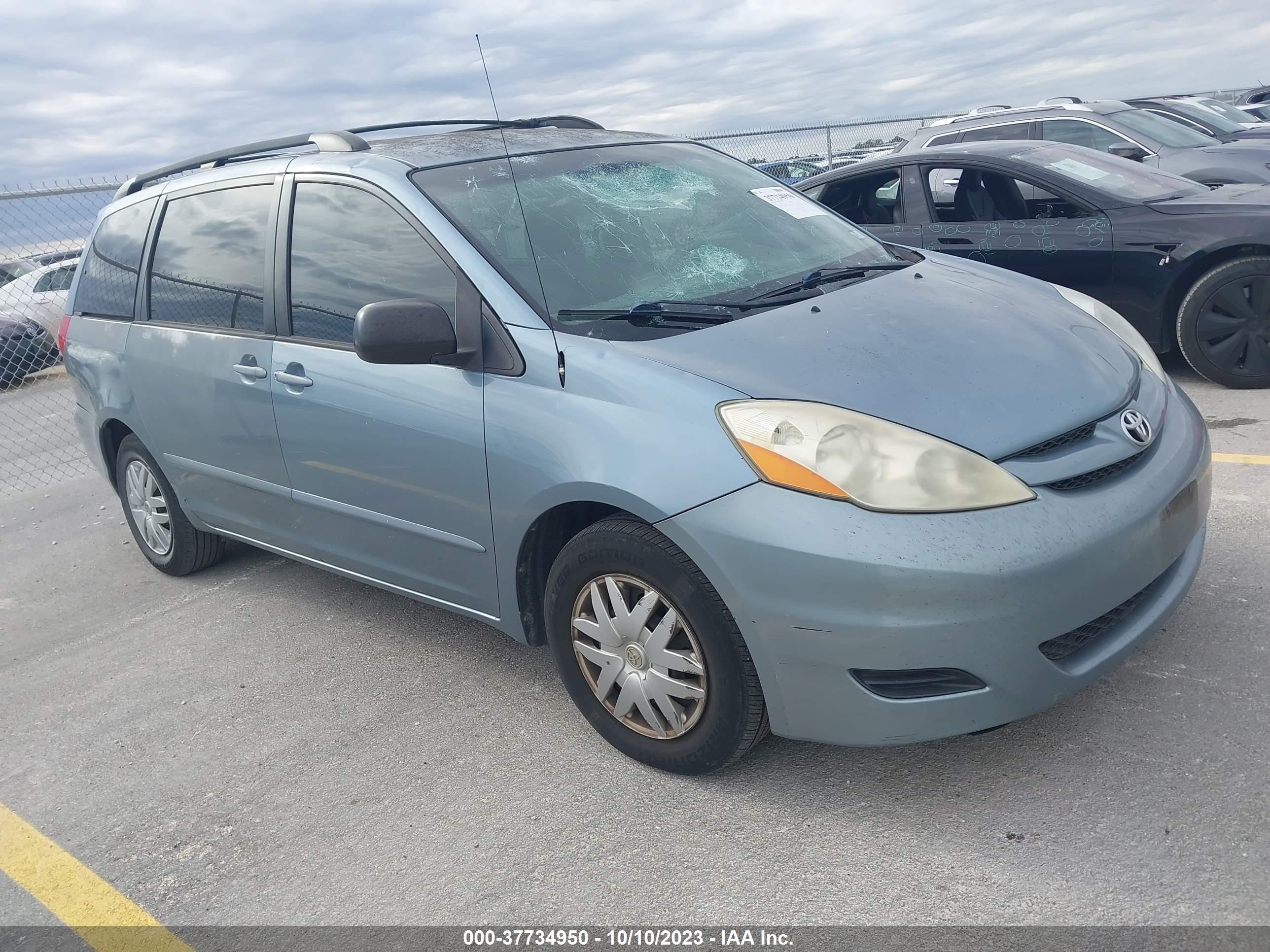 toyota sienna 2007 5tdzk23cx7s034540