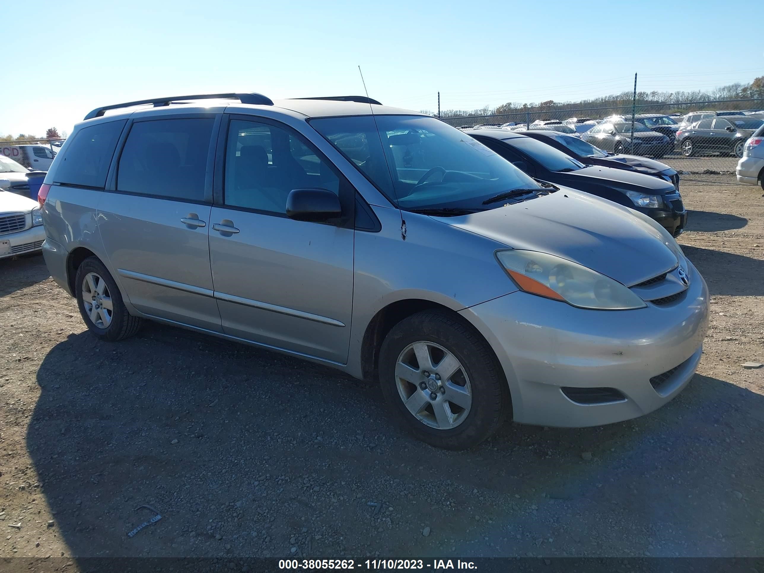 toyota sienna 2007 5tdzk23cx7s044677