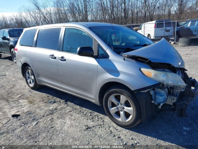 toyota sienna 2011 5tdzk3dc0bs019056