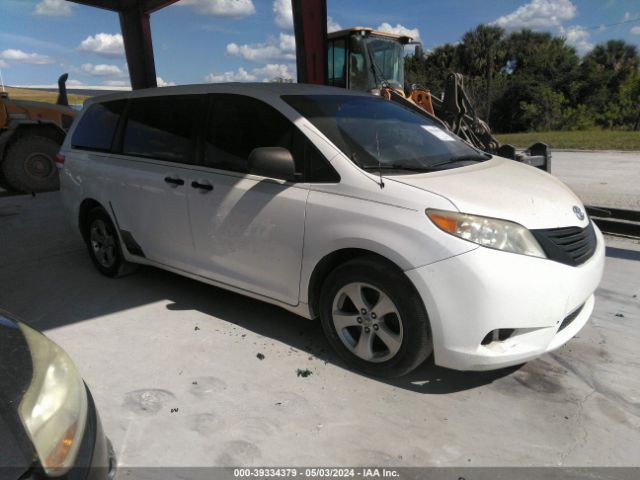 toyota sienna 2012 5tdzk3dc5cs207637