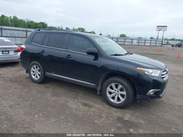 toyota highlander 2013 5tdzk3eh0ds095082