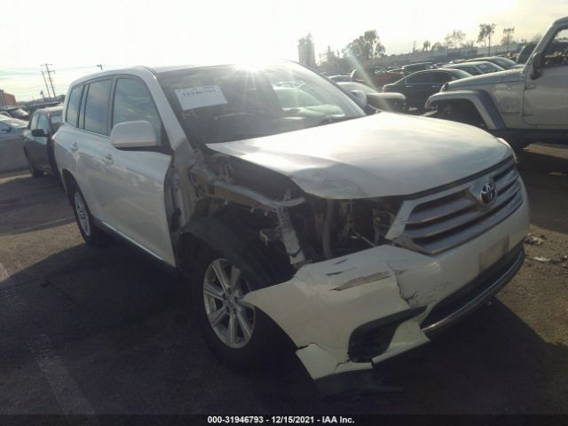 toyota highlander 2013 5tdzk3eh0ds140232