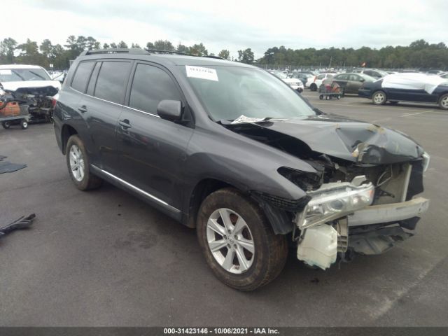 toyota highlander 2013 5tdzk3eh3ds123652