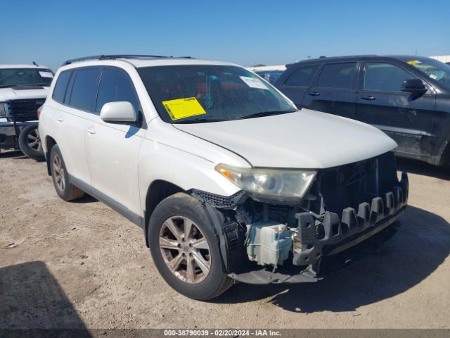 toyota highlander 2012 5tdzk3eh5cs087994