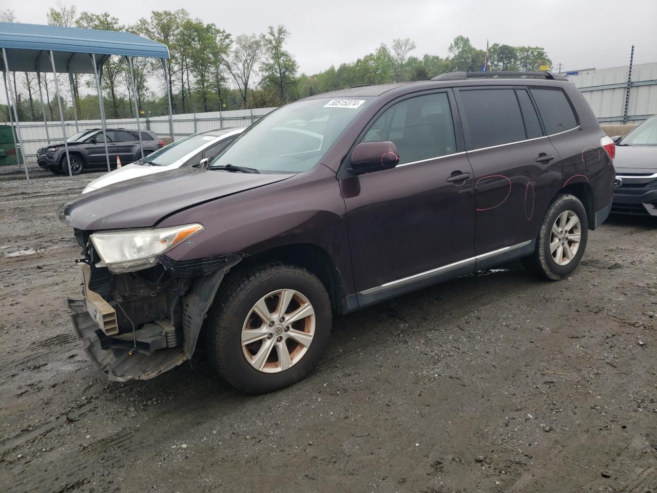 toyota highlander 2013 5tdzk3eh5ds114080