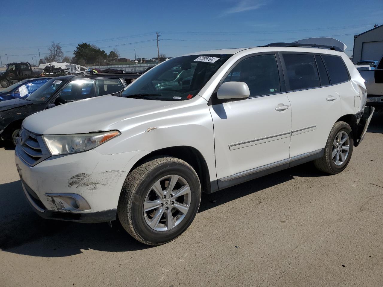 toyota highlander 2013 5tdzk3eh6ds107834