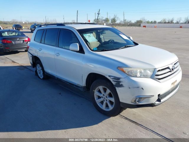 toyota highlander 2013 5tdzk3eh6ds138856