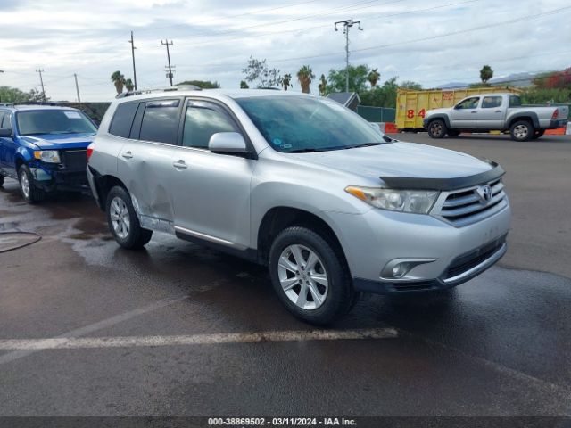 toyota highlander 2011 5tdzk3eh7bs026354