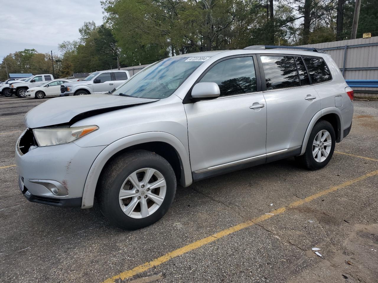 toyota highlander 2012 5tdzk3eh7cs072610