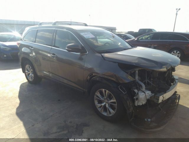 toyota highlander 2014 5tdzkrfh0es030798