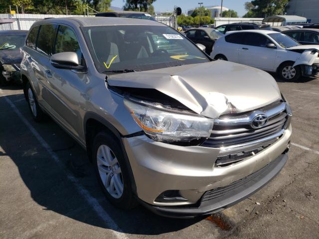 toyota highlander 2015 5tdzkrfh0fs062216