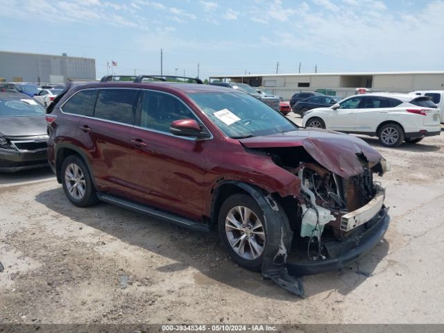 toyota highlander 2015 5tdzkrfh0fs089707