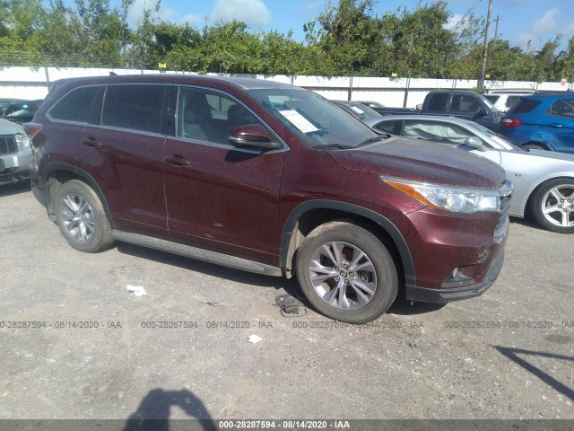 toyota highlander 2016 5tdzkrfh0gs133447