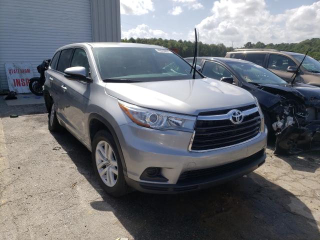 toyota highlander 2016 5tdzkrfh0gs139510