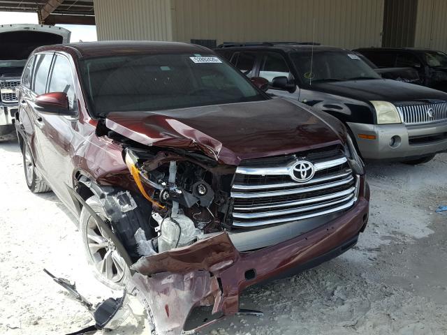 toyota highlander 2016 5tdzkrfh0gs175777