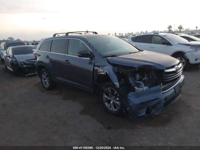 toyota highlander 2015 5tdzkrfh1fs084970