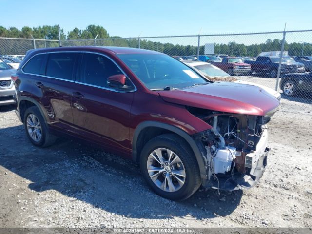 toyota highlander 2015 5tdzkrfh1fs094009