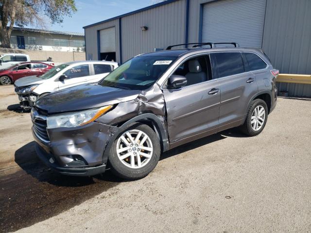 toyota highlander 2016 5tdzkrfh1gs175870