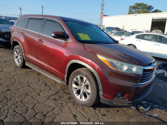 toyota highlander 2015 5tdzkrfh2fs060029