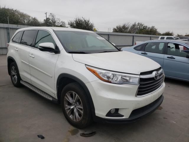 toyota highlander 2016 5tdzkrfh2gs155837