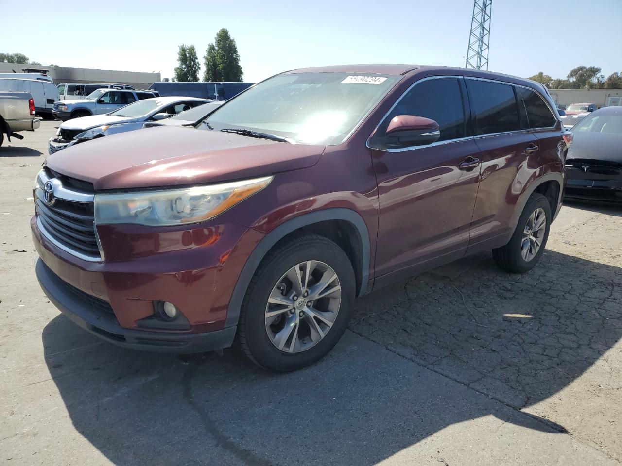 toyota highlander 2015 5tdzkrfh3fs055440